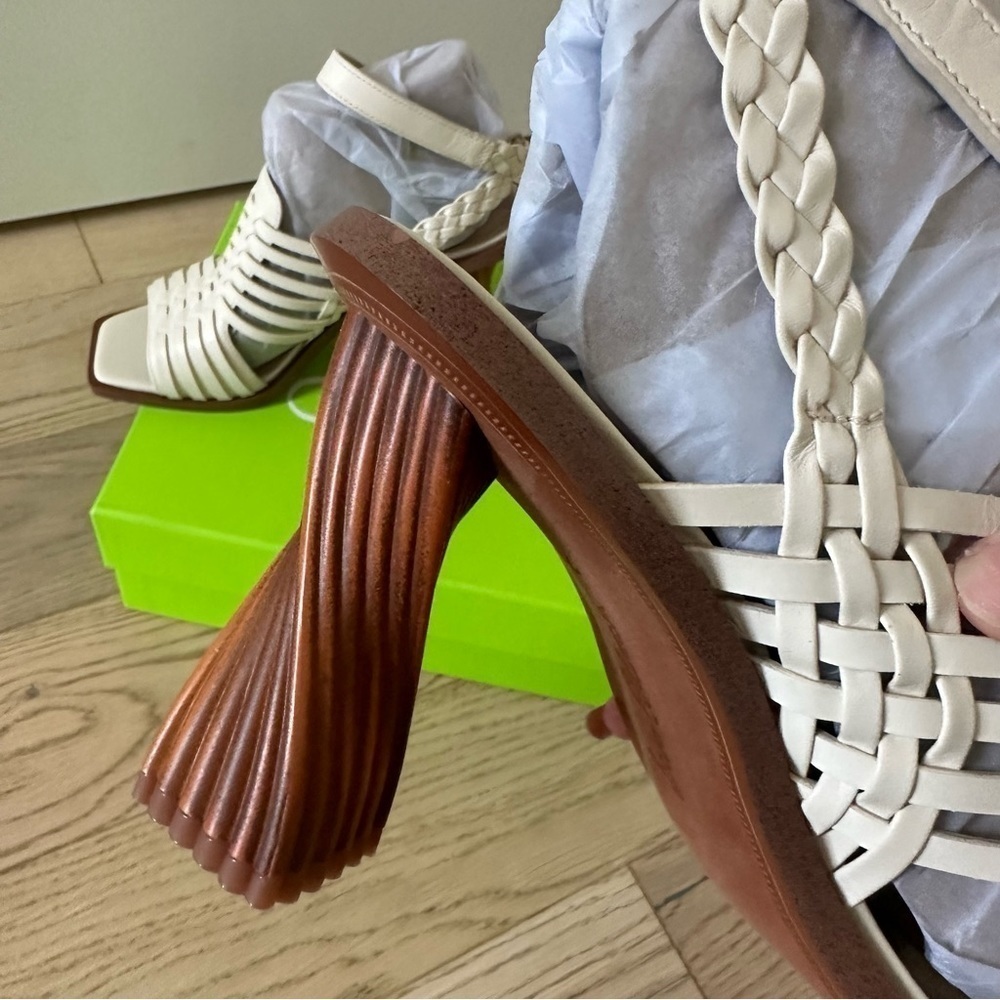 Sam Edelman Holland Heeled Sandals in Ivory - Picture 5 of 6
